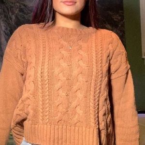 Carmel butted sweater